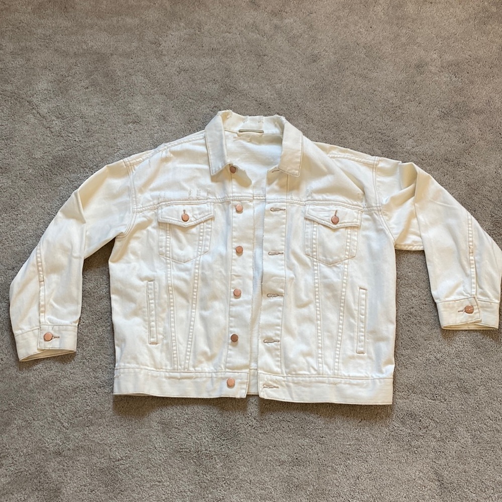 Free People Oversized Denim Jacket